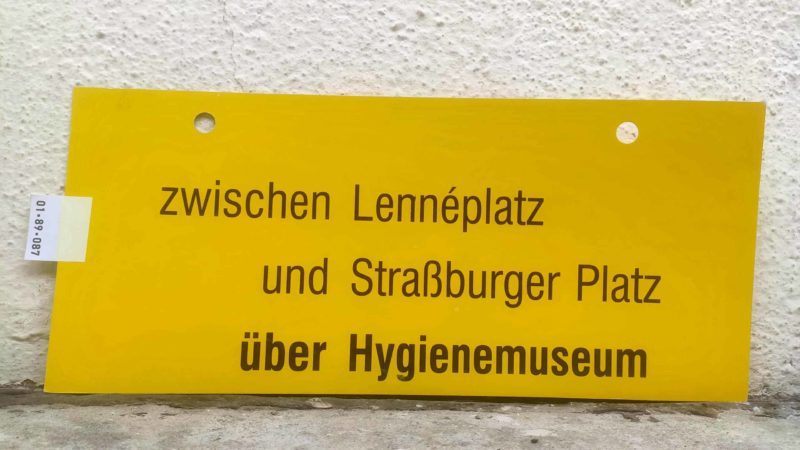 zwischen Len­né­platz und Straß­burger Platz über Hygie­ne­mu­seum