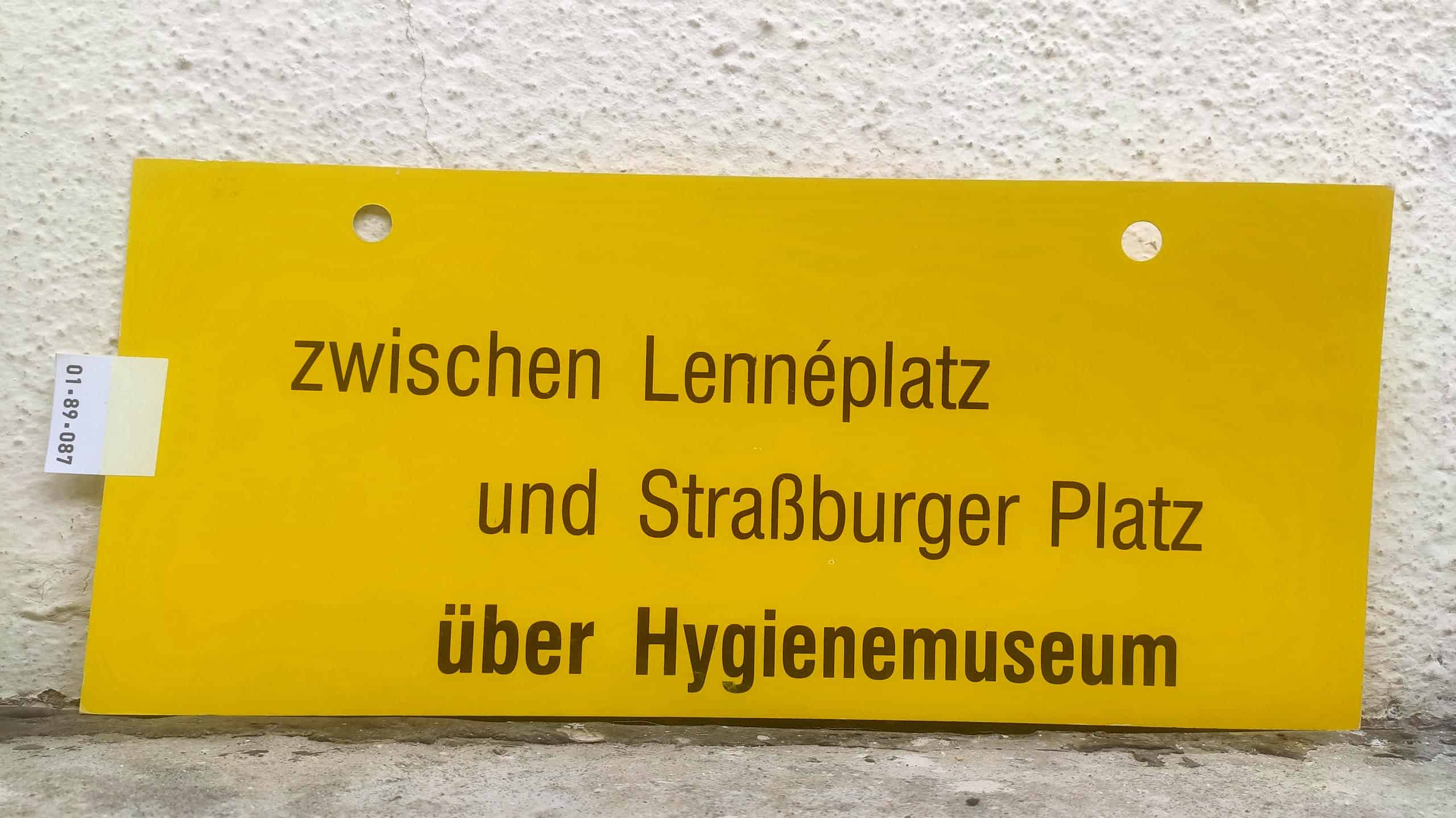 zwischen Lennéplatz und Straßburger Platz über Hygienemuseum