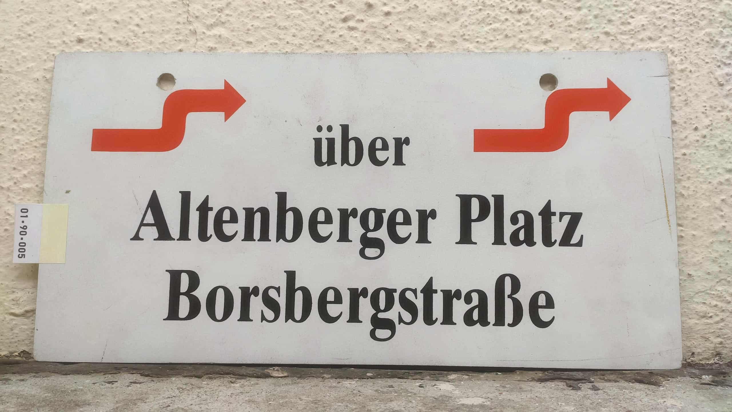über Altenberger Platz Borsbergstraße