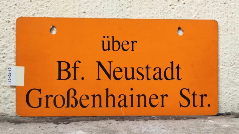 über Bf. Neustadt Gro­ßen­hainer Str.
