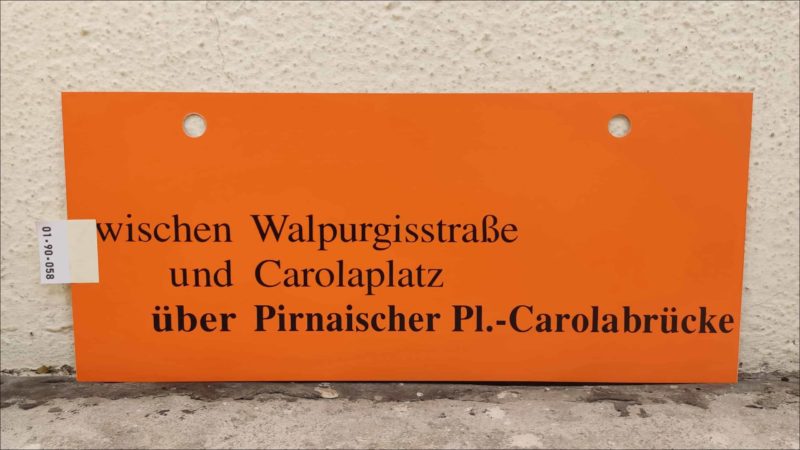 zwischen Wal­pur­gis­straße und Caro­la­platz über Pirnai­scher Pl.-Carolabrücke