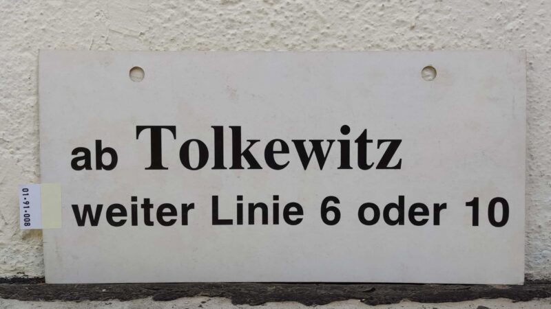 ab Tolkewitz weiter Linie 6 oder 10