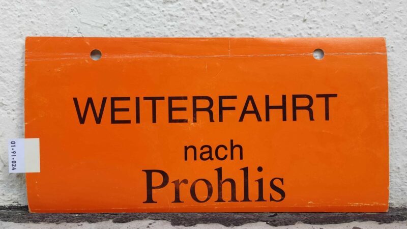 WEITERFAHRT nach Prohlis