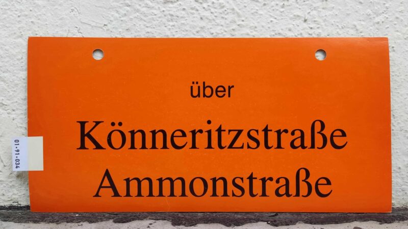 über Kön­ne­ritz­straße Ammon­straße