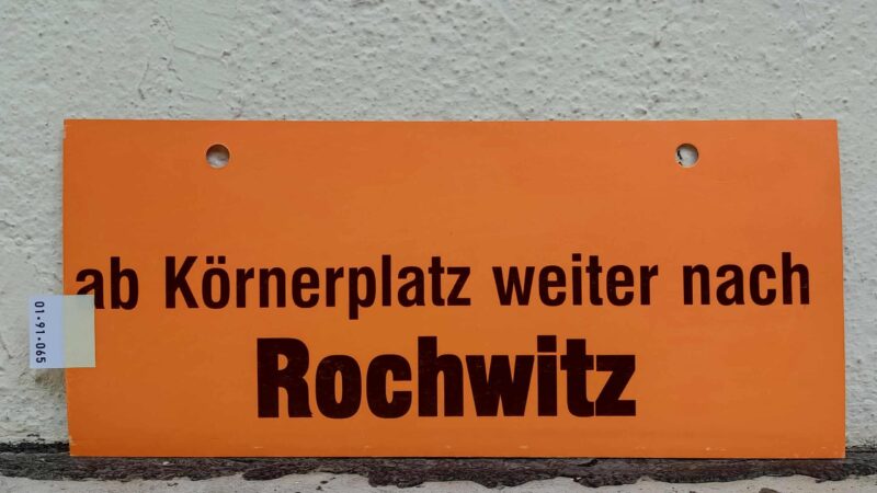 ab Kör­ner­platz weiter nach Rochwitz