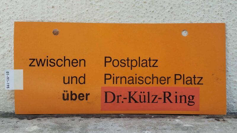 zwischen Postplatz und Pirnai­scher Platz über Dr.-Külz-Ring