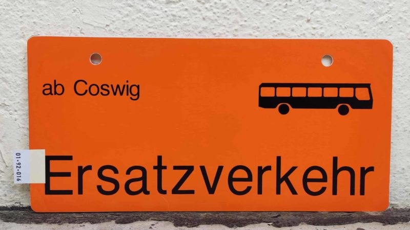 ab Coswig [Bus neu] Ersatz­ver­kehr