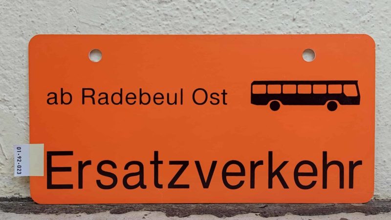 ab Radebeul Ost  [Bus neu] Ersatz­ver­kehr