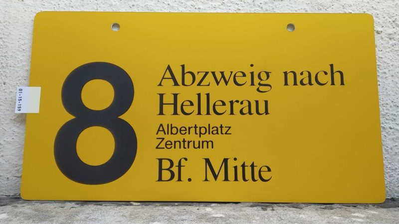 8 Abzweig nach Hellerau – Bf. Mitte