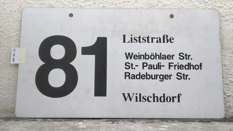 81 List­straße – Wilsch­dorf
