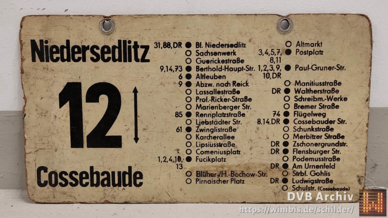 12 Nie­der­sedlitz – Cos­se­baude