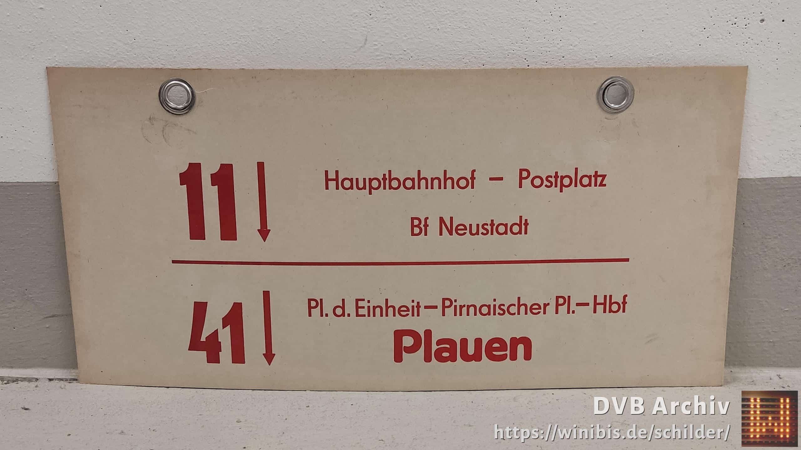 11/​41 Haupt­bahnhof – Plauen