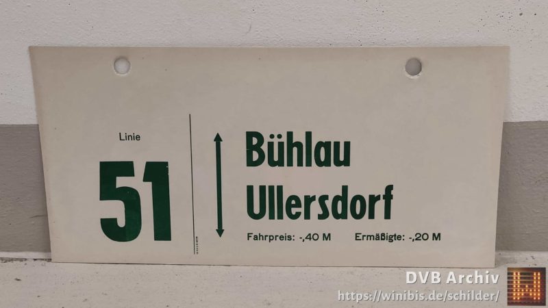 Linie 51 Bühlau – Ullers­dorf