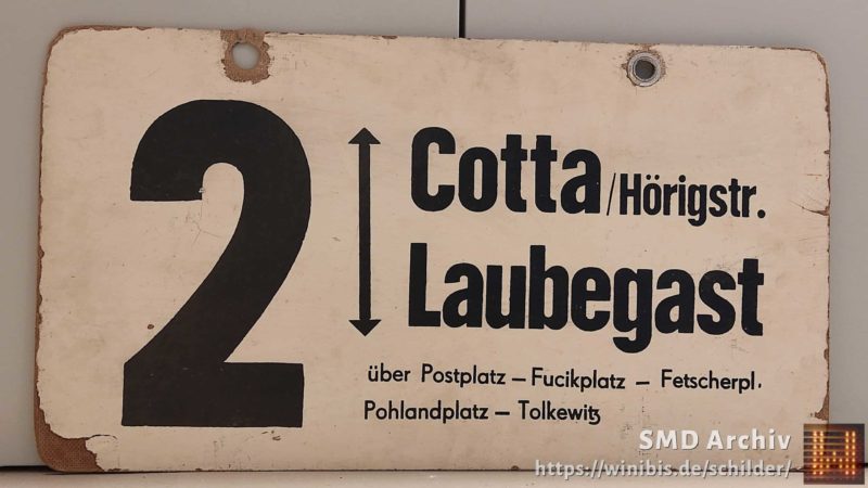 2 Cotta/​Hörigstr. – Laubegast