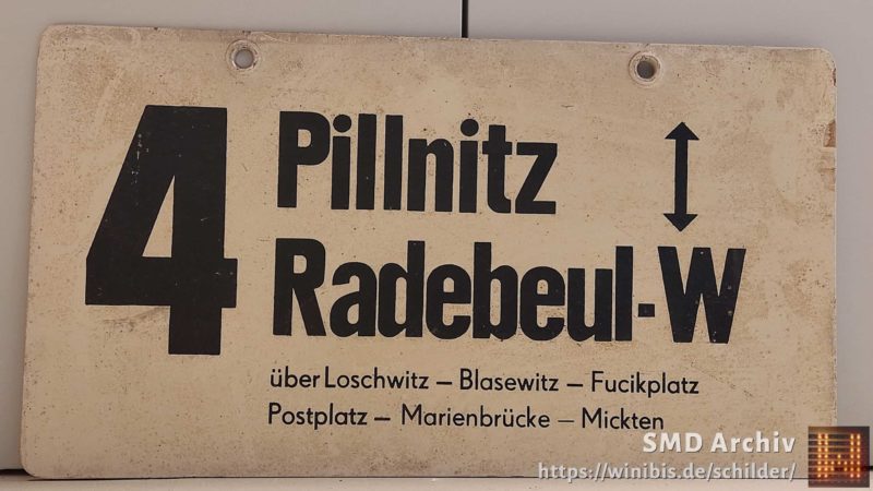 4 Pillnitz – Radebeul‑W.