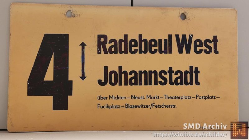 4 Radebeul West – Johann­stadt