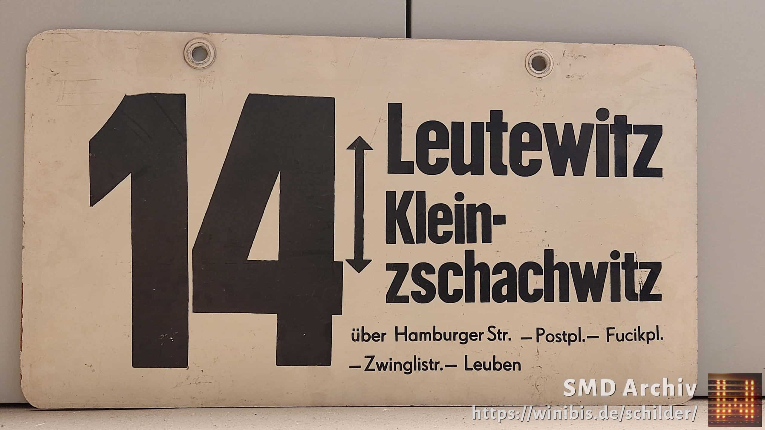 14 Leutewitz – Klein- zschachwitz #1