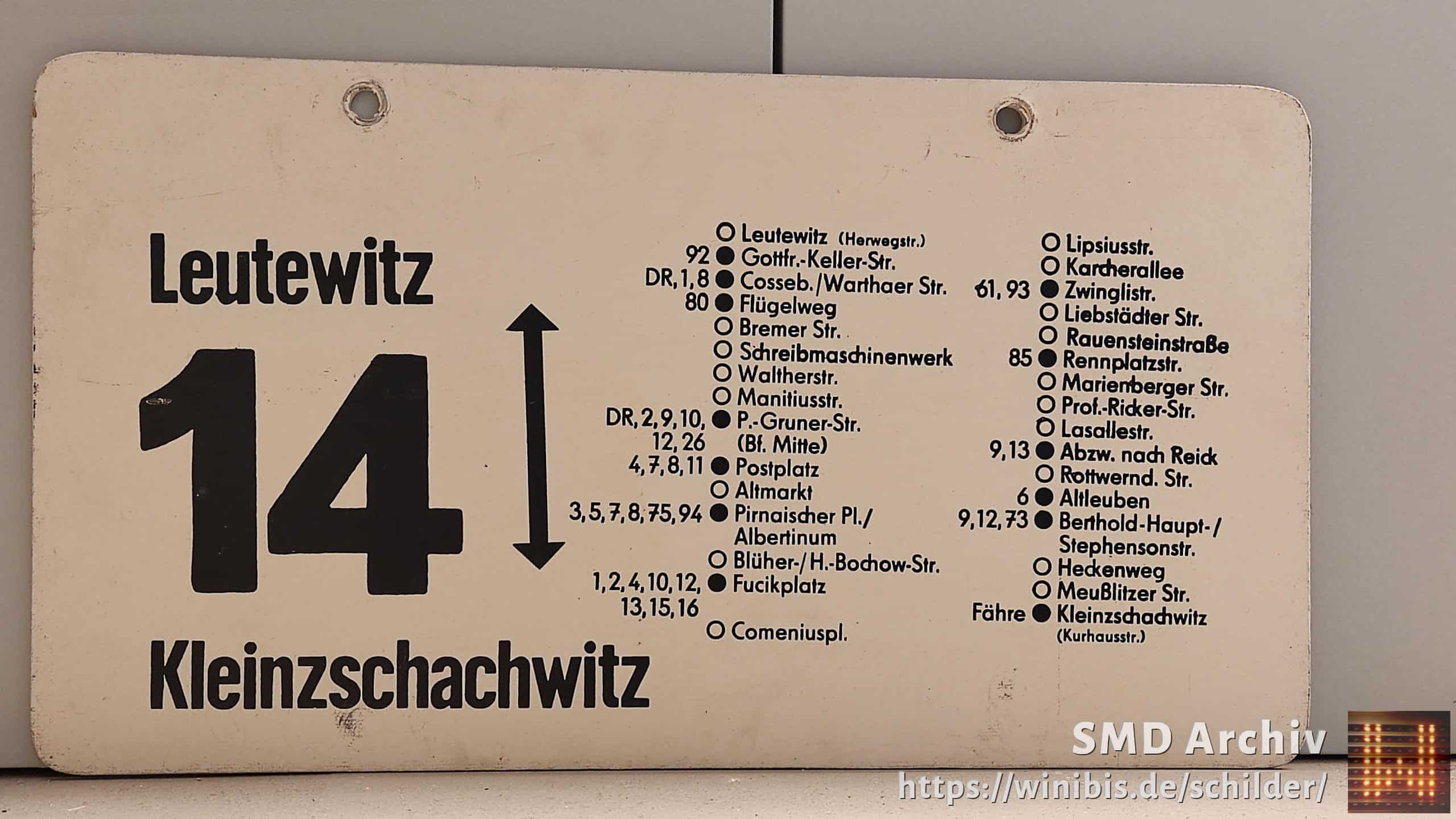 14 Leutewitz – Klein- zschachwitz #2