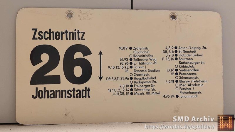 26 Zschertnitz – Johann­stadt