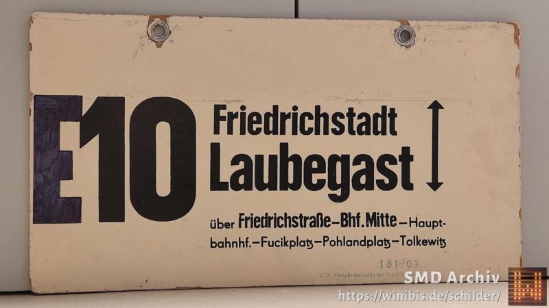 E10 Fried­rich­stadt – Laubegast