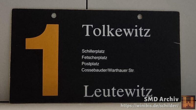 1 Tolkewitz – Leutewitz 1 Tolkewitz – Leutewitz