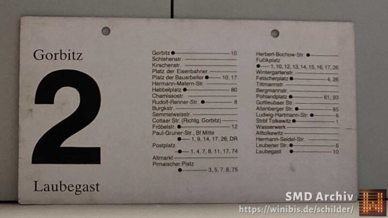 2 Gorbitz – Laubegast 2 Gorbitz – Laubegast