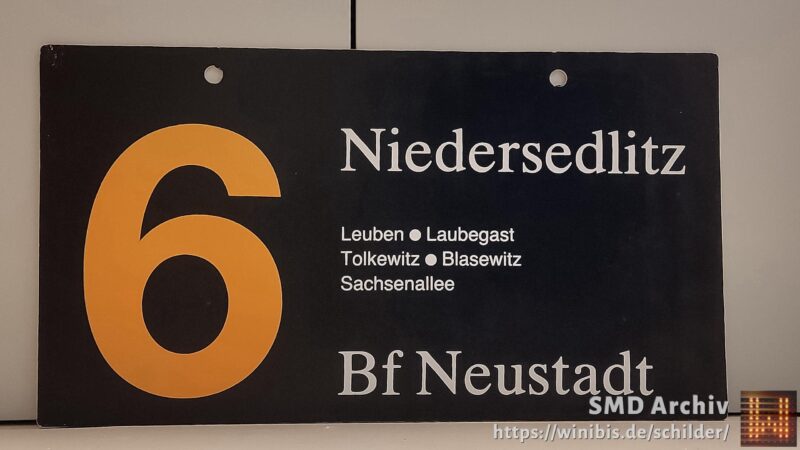 6 Nie­der­sedlitz – Bf Neustadt