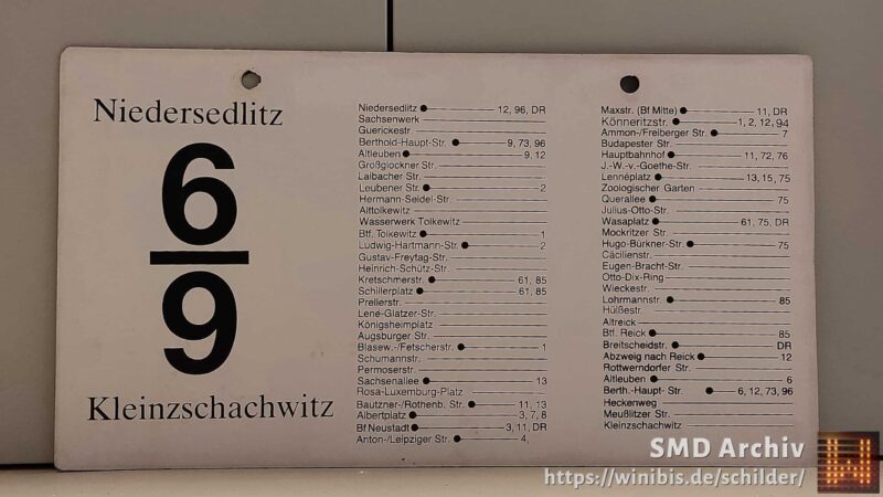 6/​9 Nie­der­sedlitz – Klein­zschach­witz