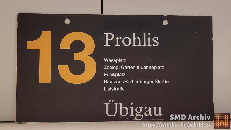 13 Prohlis – Übigau