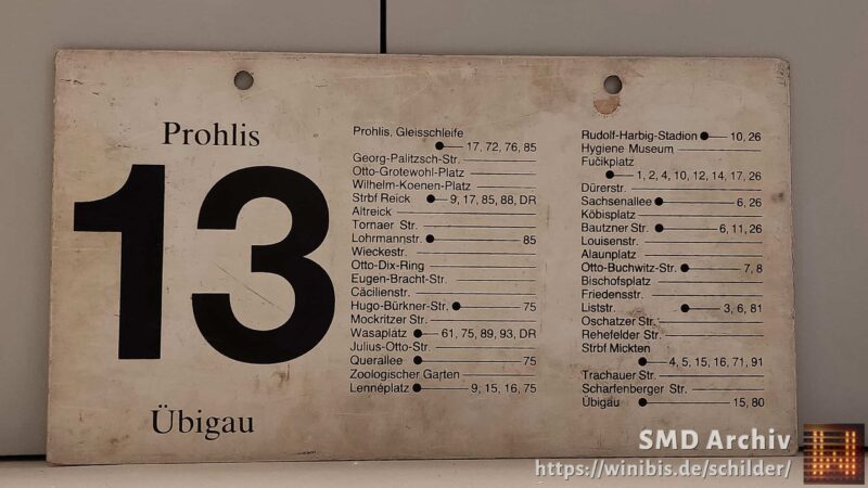 13 Prohlis – Übigau