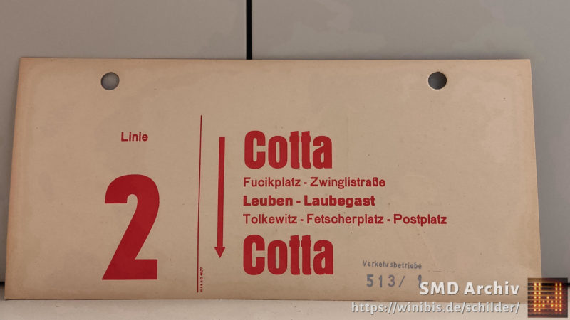 Linie 2 Cotta – Cotta