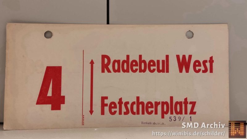 4 Radebeul West – Fet­scher­platz