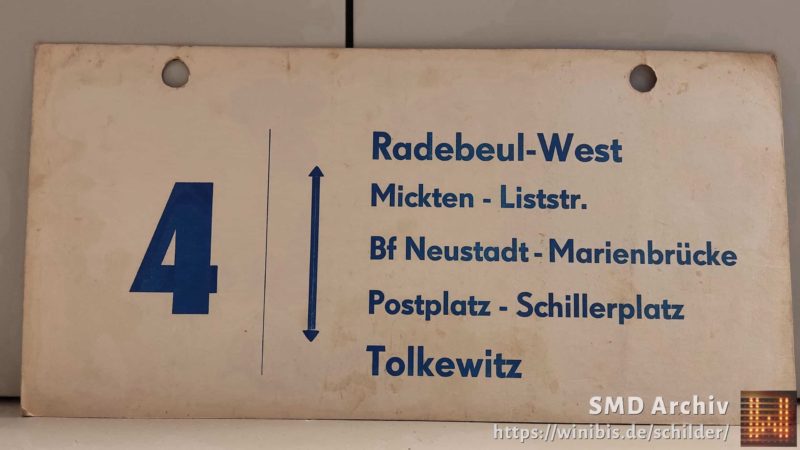4 Radebeul-West – Tolkewitz