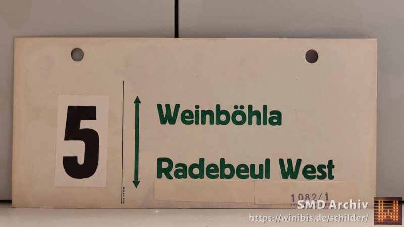 5 Weinböhla – Radebeul West