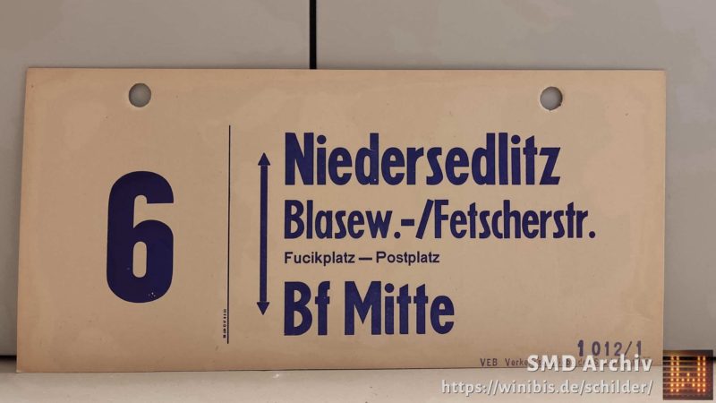 6 Nie­der­sedlitz – Bf Mitte