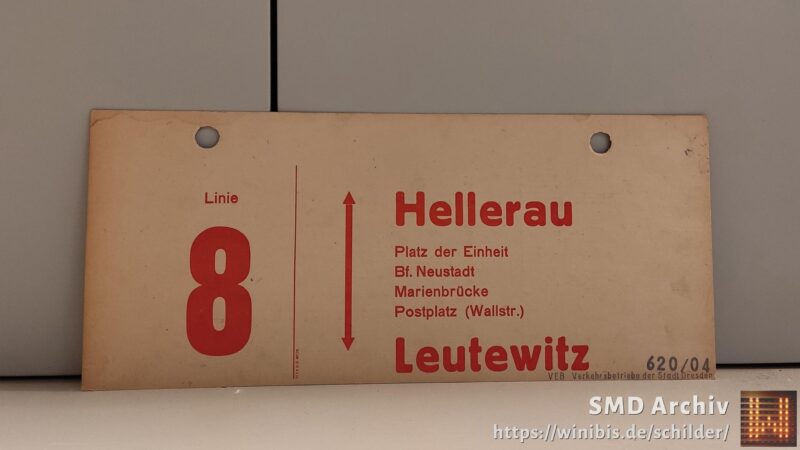 Linie 8 Hellerau – Leutewitz Linie 8 Hellerau – Leutewitz