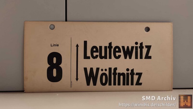 Linie 8 Leutewitz – Wölfnitz Linie 8 Leutewitz – Wölfnitz