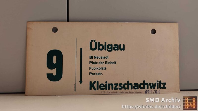 9 Übigau – Kleinzschachwitz 9 Übigau – Kleinzschachwitz