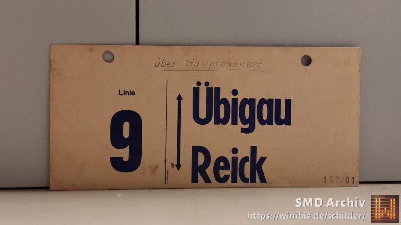 Linie 9 Übigau – Reick Linie 9 Übigau – Reick