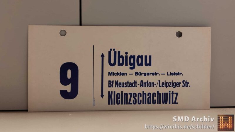 9 Übigau – Kleinzschachwitz 9 Übigau – Kleinzschachwitz