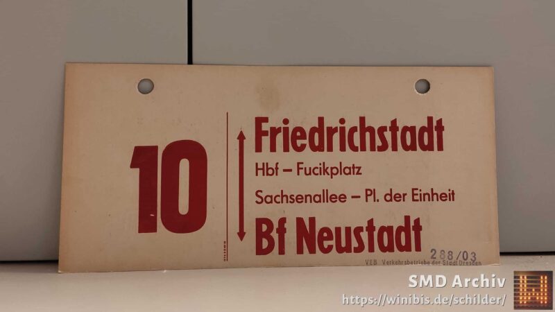 10 Fried­rich­stadt – Bf Neustadt