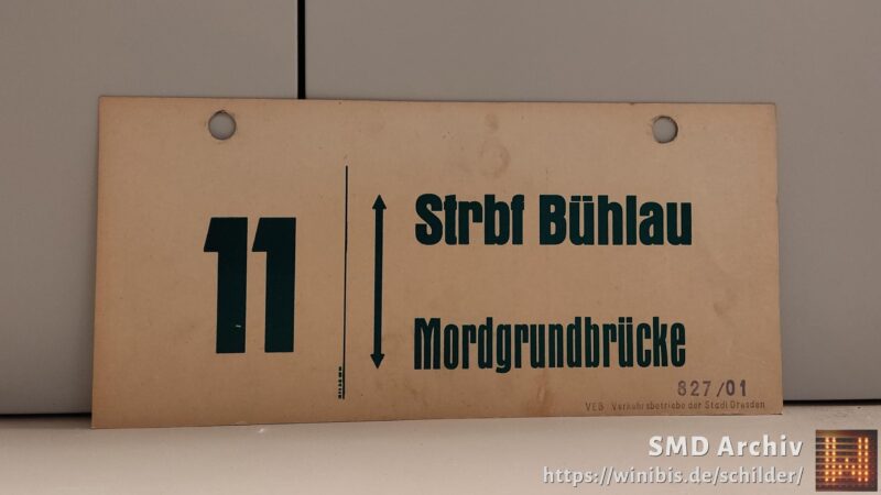 11 Strbf Bühlau – Mord­grund­brücke