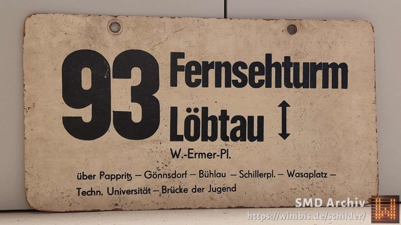 93 Fern­seh­turm – Löbtau W.-Ermer-Pl.