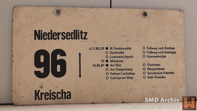 96 Nie­der­sedlitz – Kreischa
