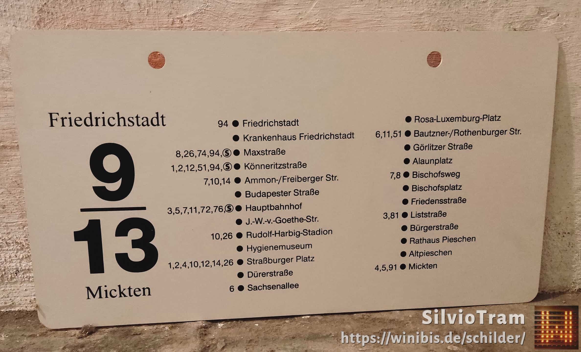 9/13 Friedrichstadt – Mickten #4