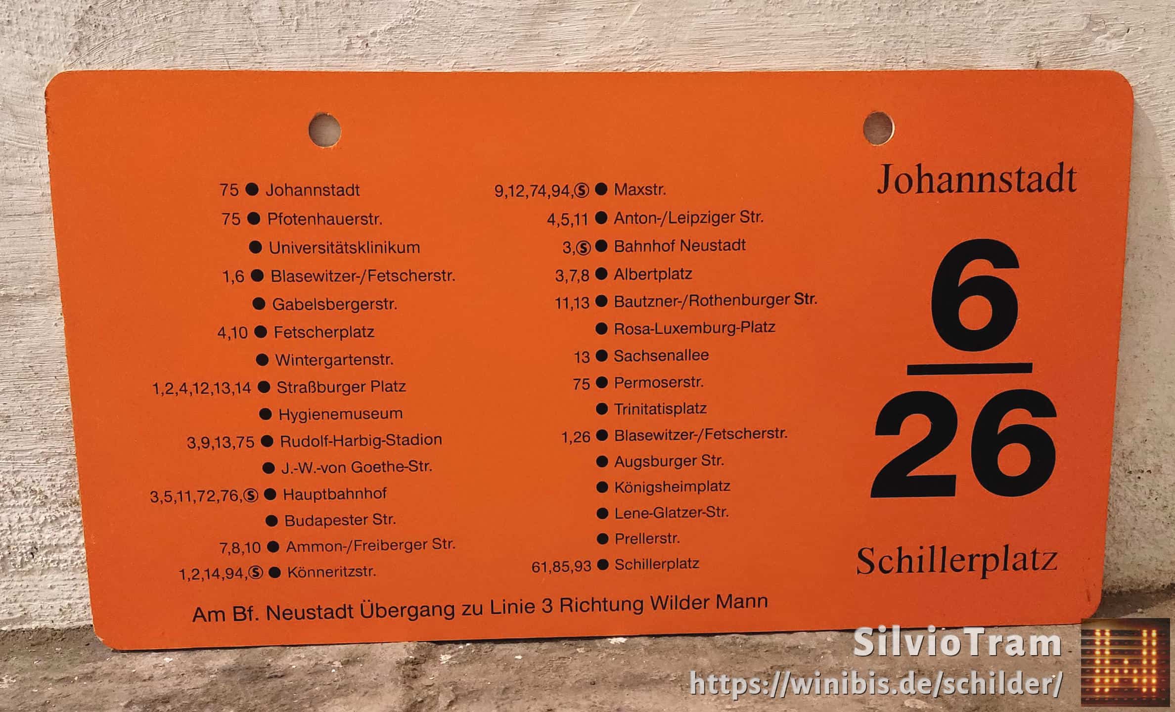 6/26 Johannstadt – Schillerplatz #4