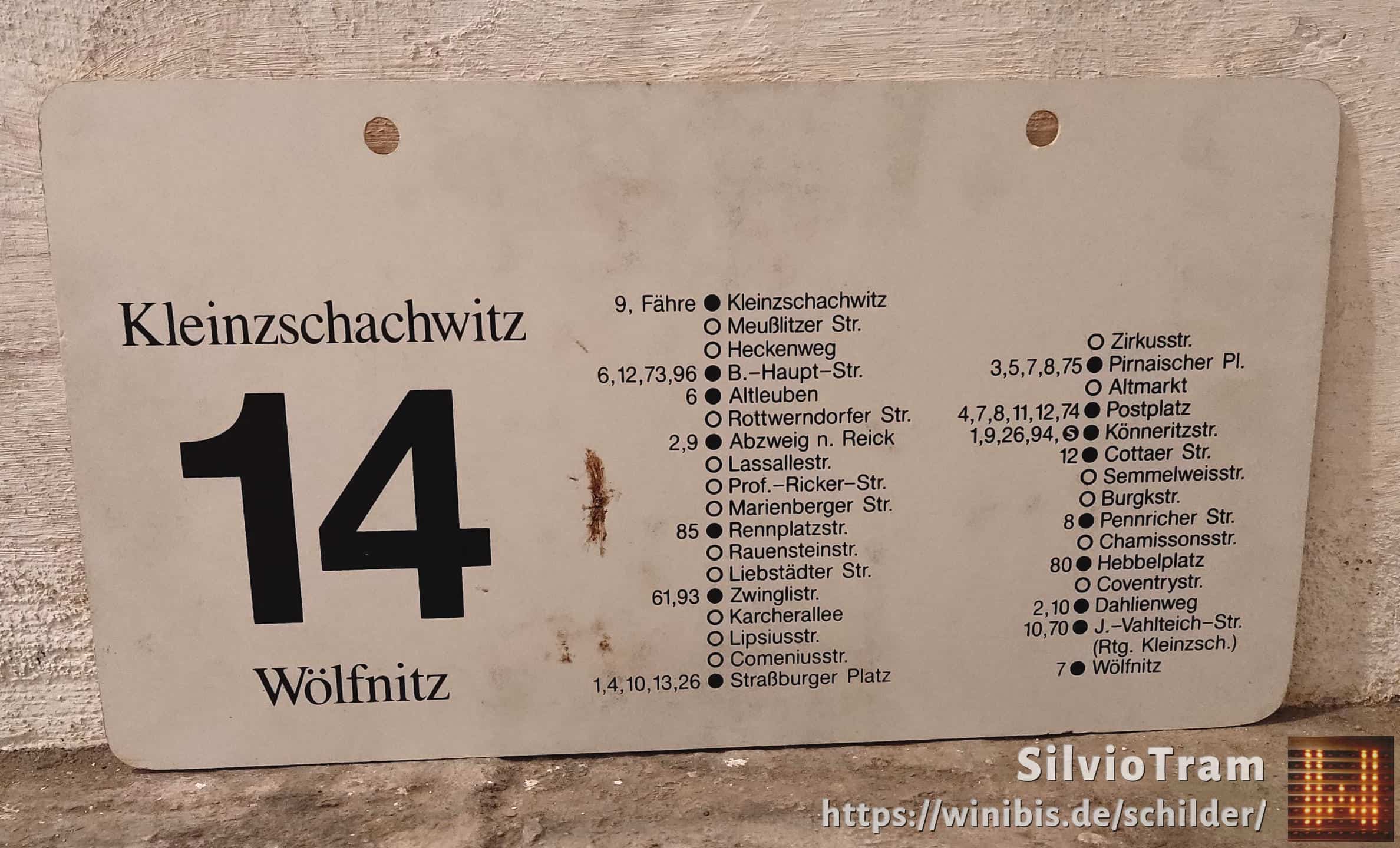 14 Klein- zschachwitz – Wölfnitz #2