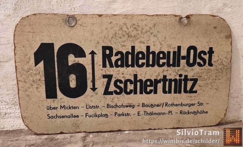 16 Radebeul-Ost – Zschertnitz